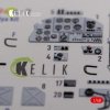 KELIK K48094 IL-2 Shturmovik interior 3D decals for Tamiya kit 1/48
